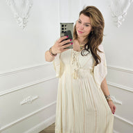 Maxi Jurk Ecru