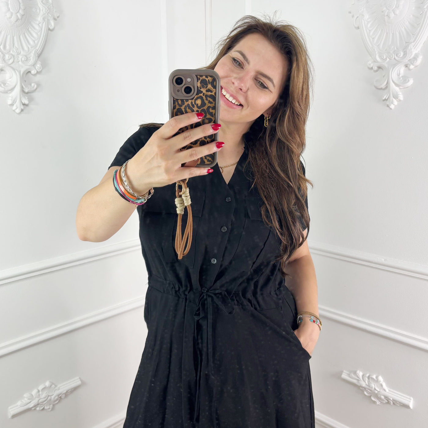 Lina Jurk Zwart