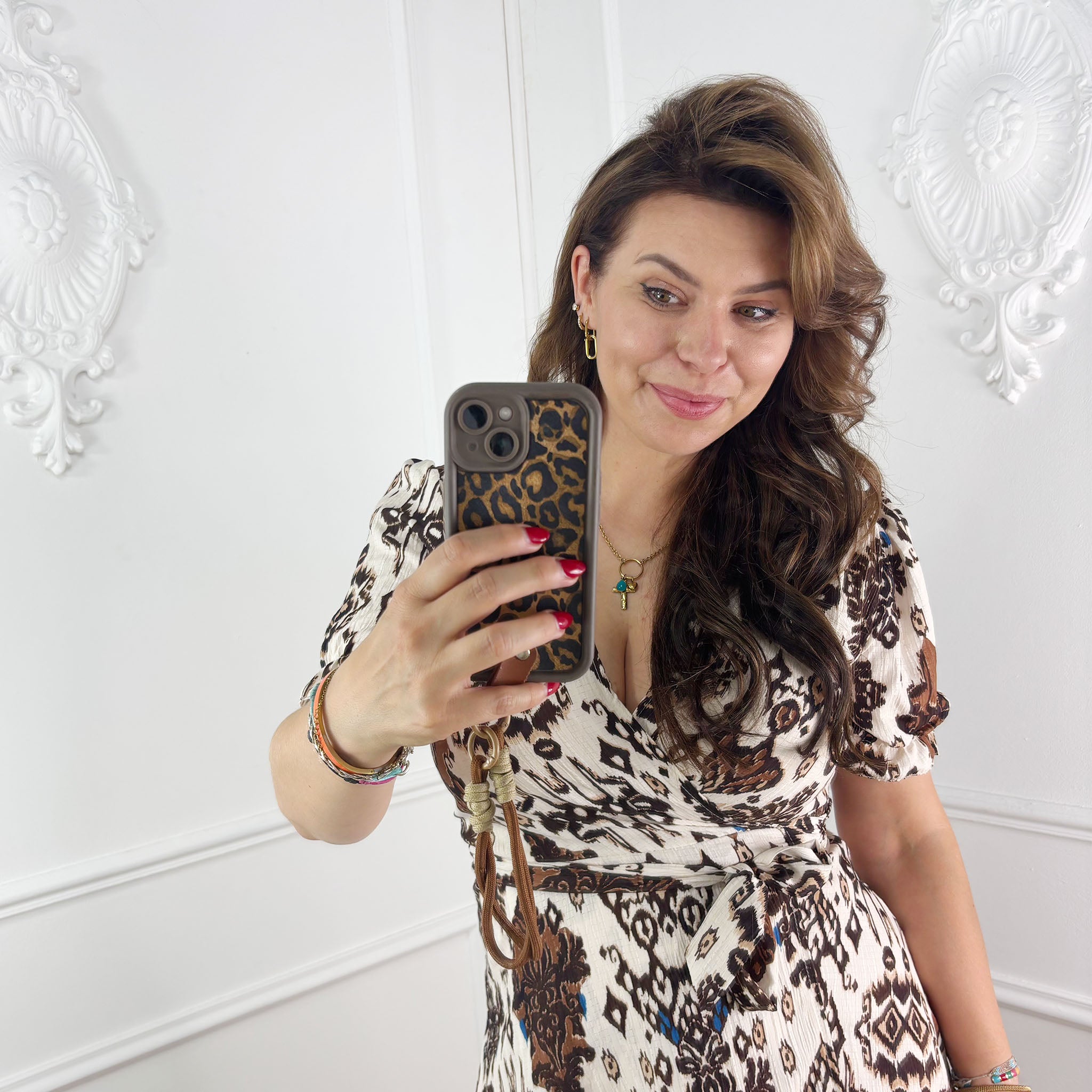 Noura Jurk Bruinprint