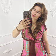 Luna Jurk Bruin