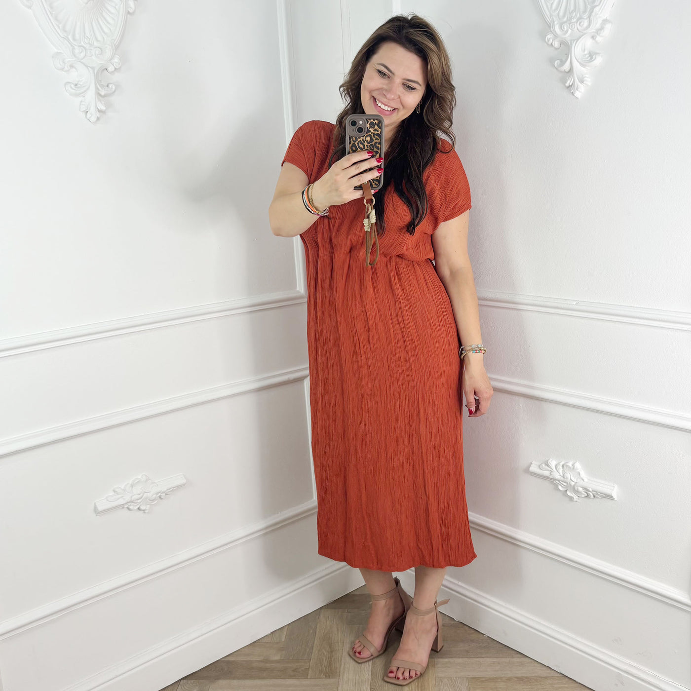 Yuna Jurk Terracotta