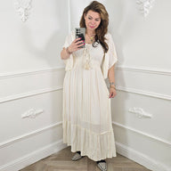Maxi Jurk Ecru