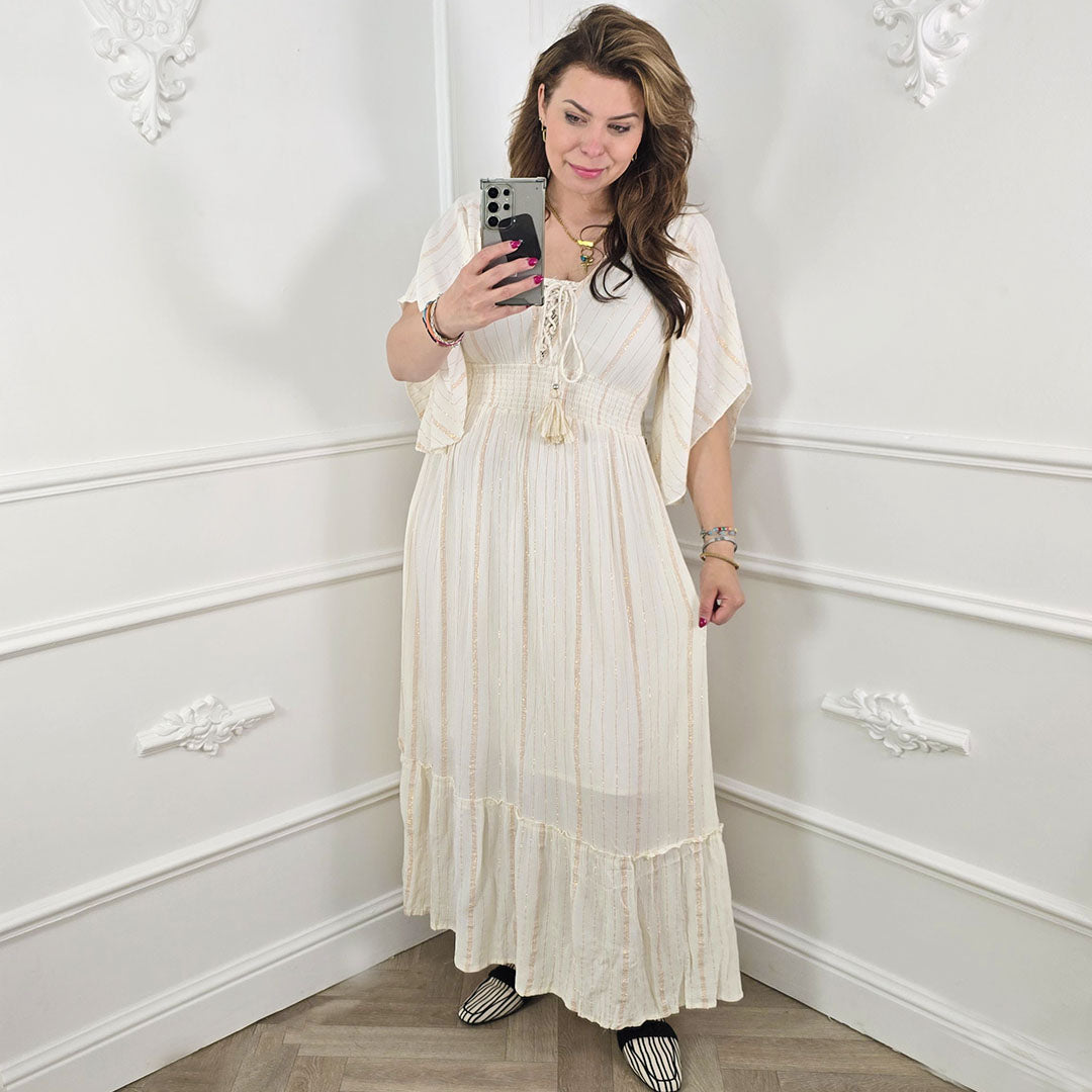 Maxi Jurk Ecru