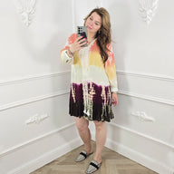 Tie-Dye Jurk Multicolor