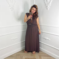 Lurex Set Bruin