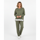 Set met Zijrits Olijfgroen Dames Co-ord