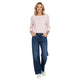 Zacht Gestreept T-shirt – Creme & Roze