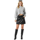Grey Cropped Sweater - Oversized Gebreide Trui voor Dames