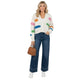 Ivory Multicolor Sweater - Oversized Gebreide Trui voor Dames