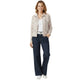 Jas Kim Beige – Elegante Dames Blazer Met Stretch