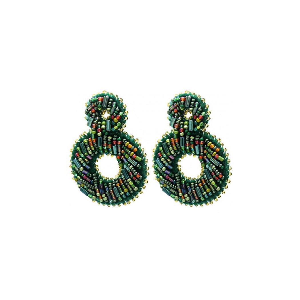 JEWEL || Earring Beads Green