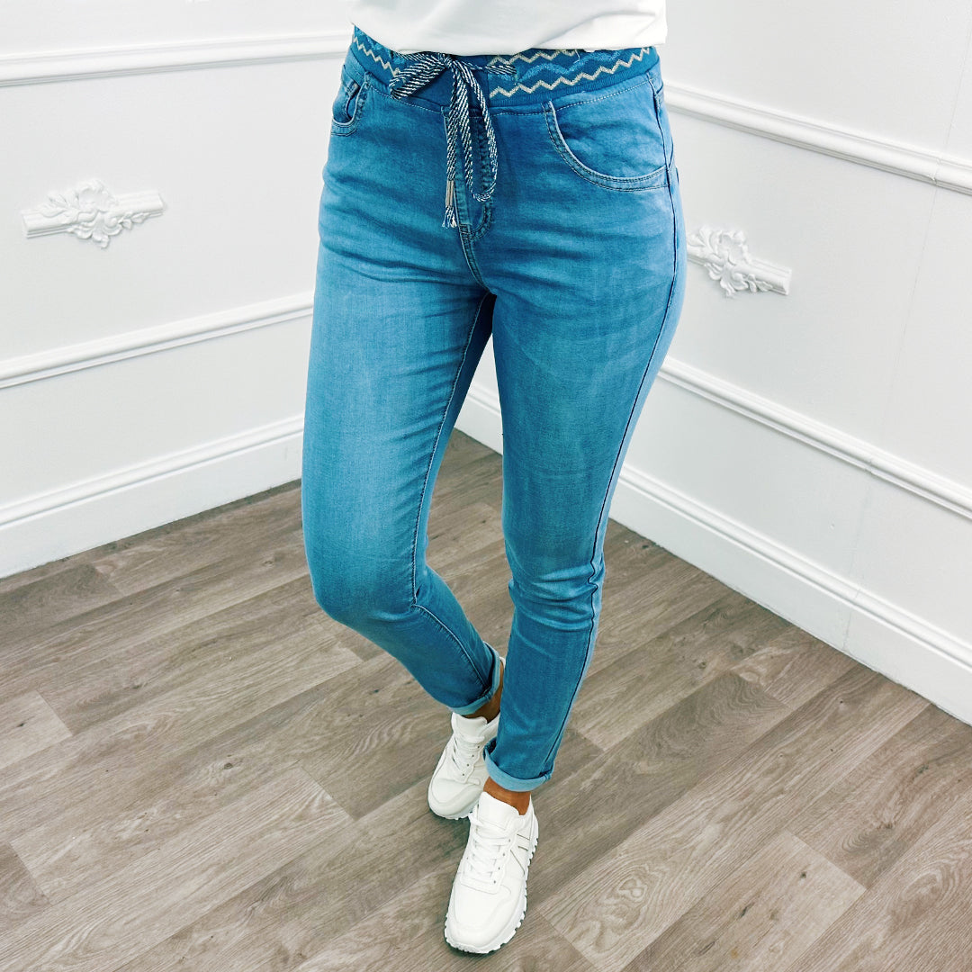 Jean Jogging Bleu