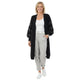 Knitted Baloon Mouw Vest Black