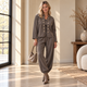 Legerjasje Set met Joggingbroek - Taupe