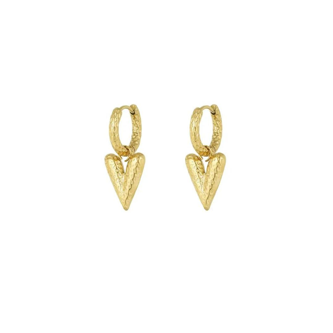 JEWEL || Earring Heart Goud