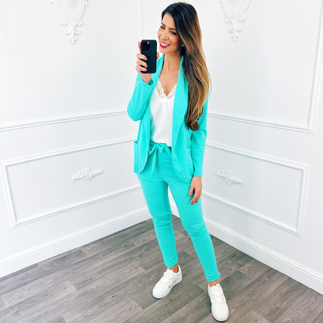 Suit Mint Green