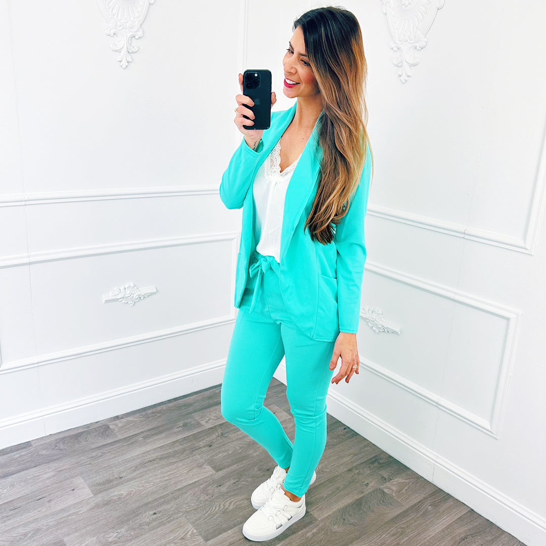 Suit Mint Green