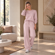Set Luna Oudroze - Warme Gebreide Co-ord Set voor Dames