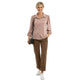 Ballon Top Dusty Pink - Elegante Dames Blouse met Moderne Pasvorm