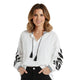 Black Collar Embroidery Blouse  Zwarte Blouse met Kraag Borduurwerk