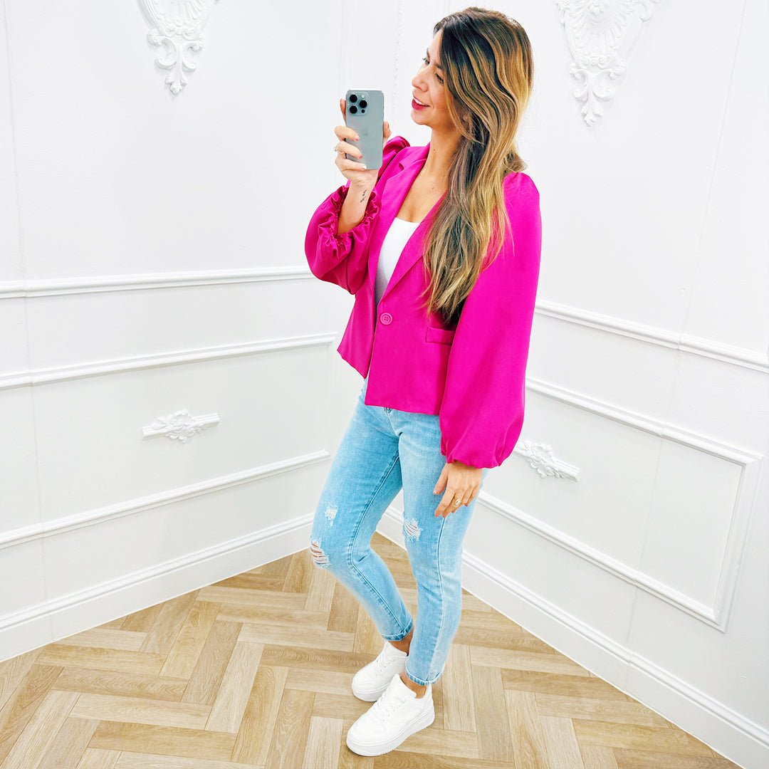 Blazer Elena Fuchsia - BlushFashionstore