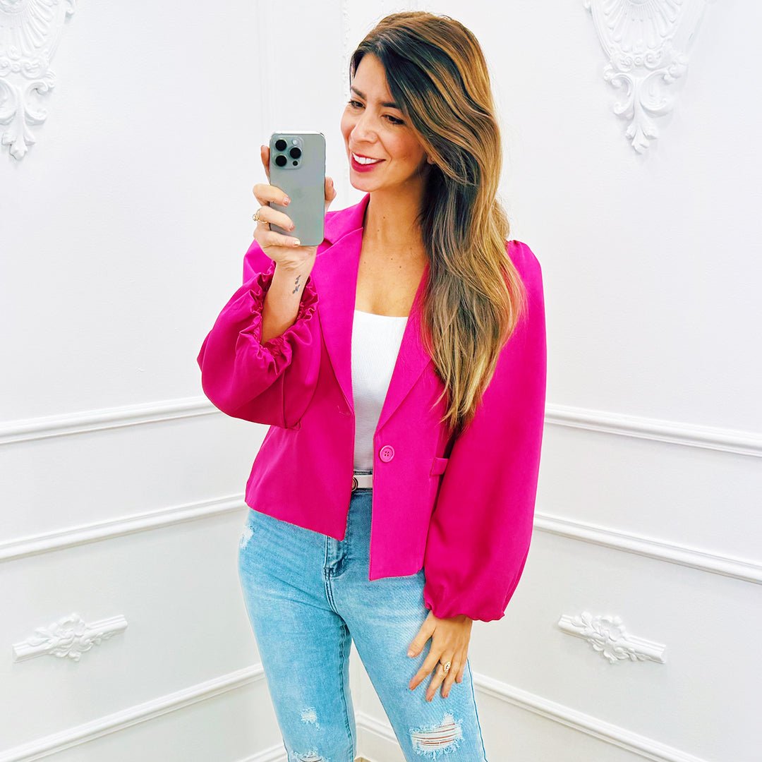 Blazer Elena Fuchsia - BlushFashionstore