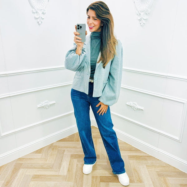 
                    
                      Blazer Isa Grijs - BlushFashionstore
                    
                  