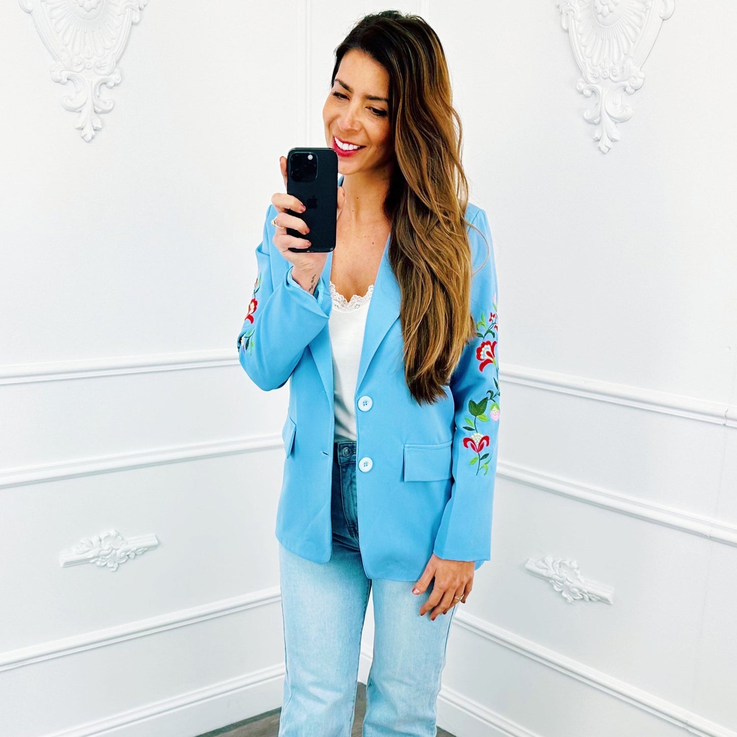 Blazer Lelie Blauw - BlushFashionstore