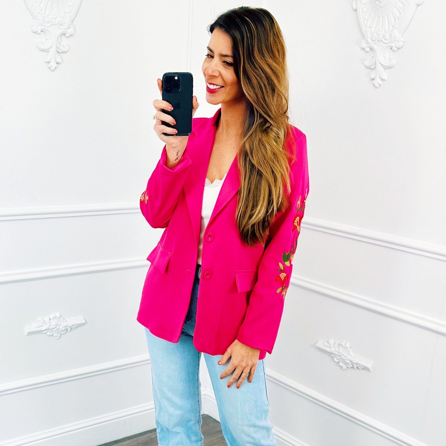 Blazer Lelie Fuchsia - BlushFashionstore