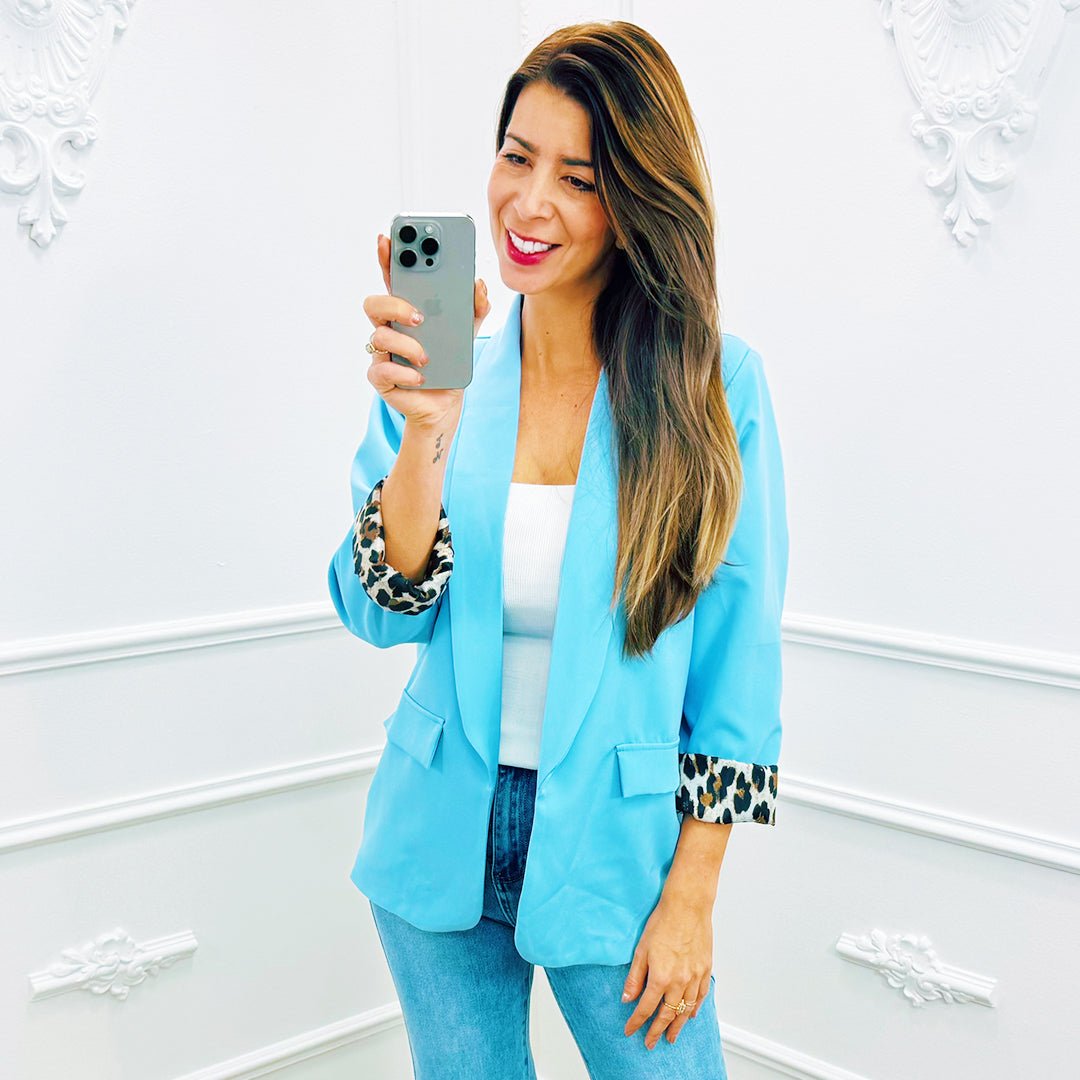 Blazer Liv Lichtblauw - BlushFashionstore