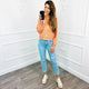 Blouse Bries Oranje - BlushFashionstore