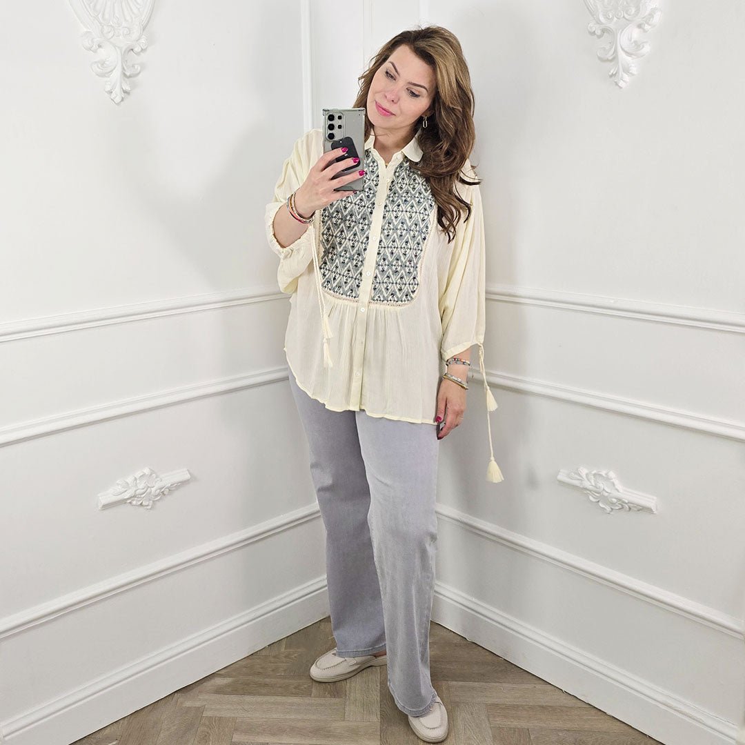Blouse Crème - BlushFashionstore