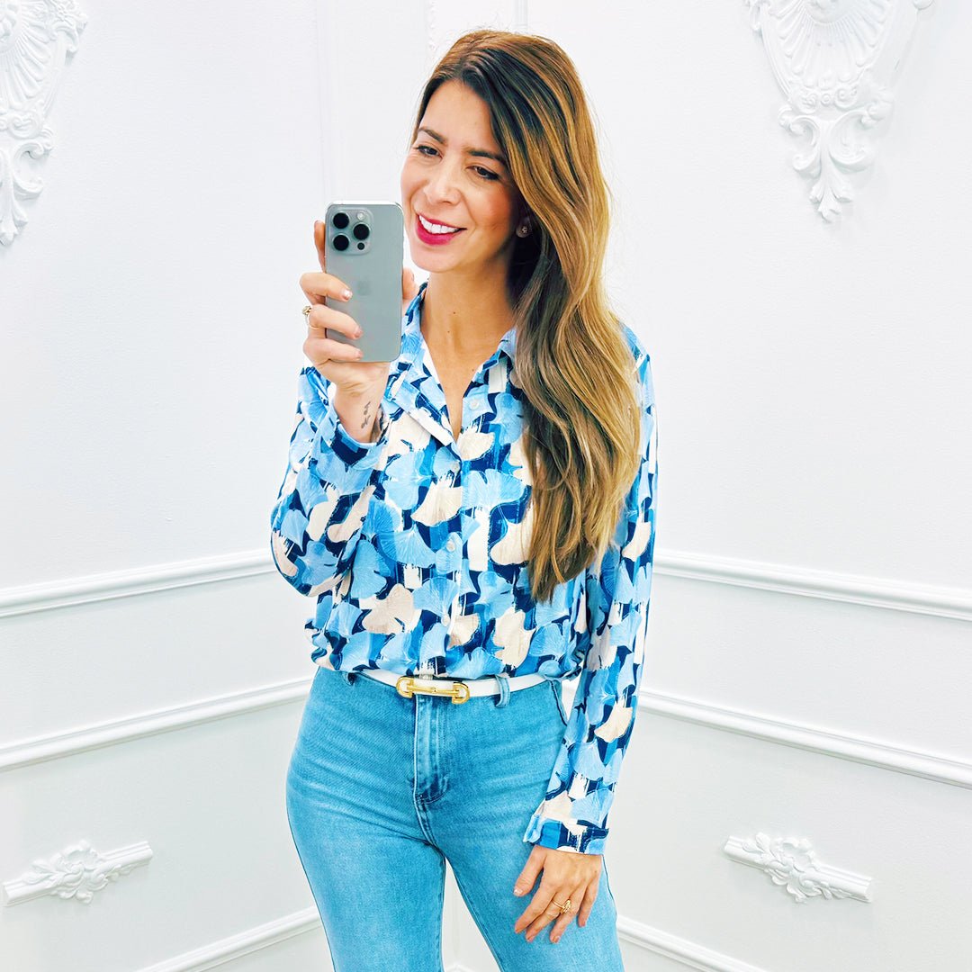 Blouse Esmee Blauw - BlushFashionstore