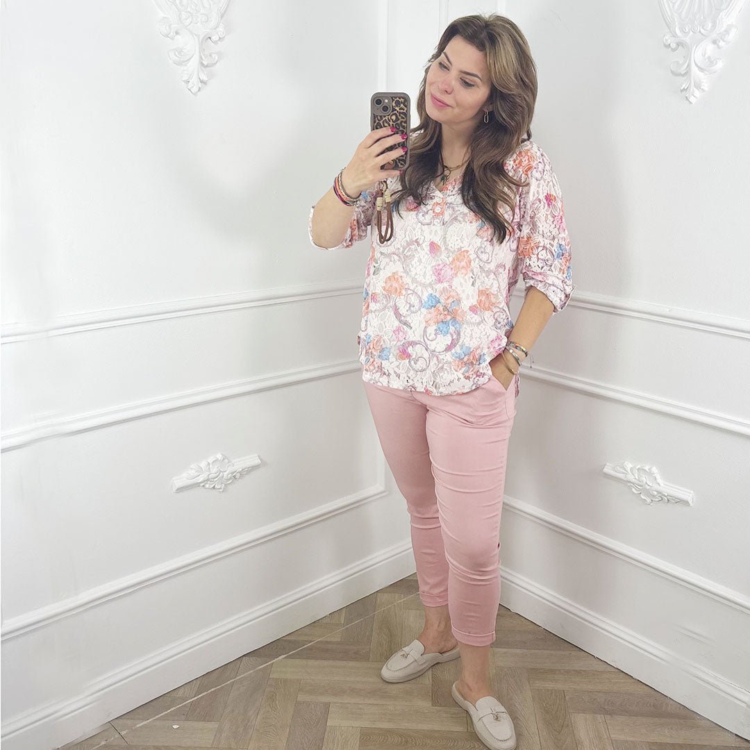 Blouse Fleur Multicolor - BlushFashionstore
