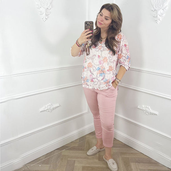 Blouse Fleur Multicolor - BlushFashionstore