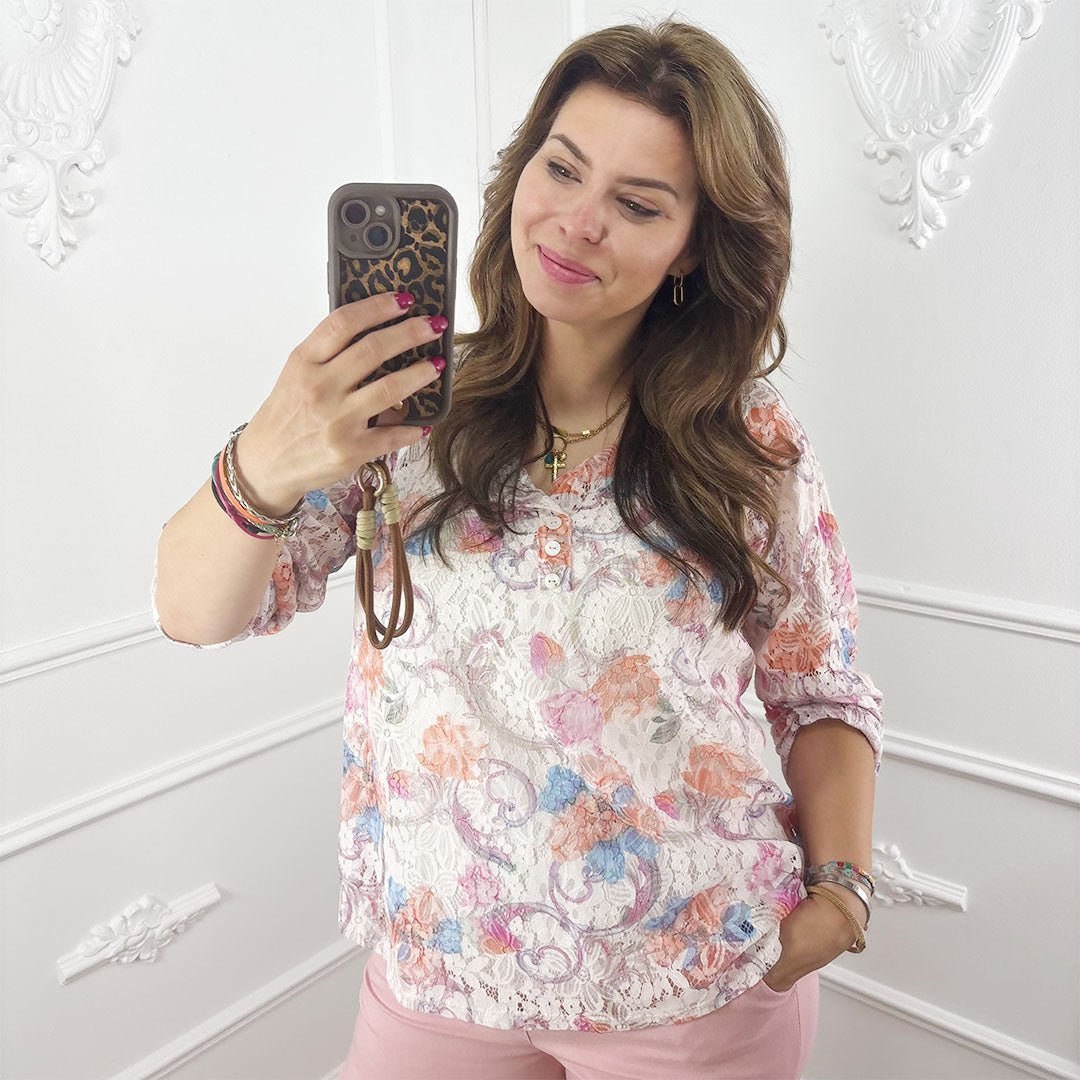 Blouse Fleur Multicolor - BlushFashionstore