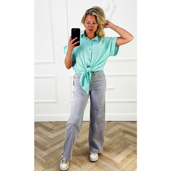Blouse Liva Mint - BlushFashionstore