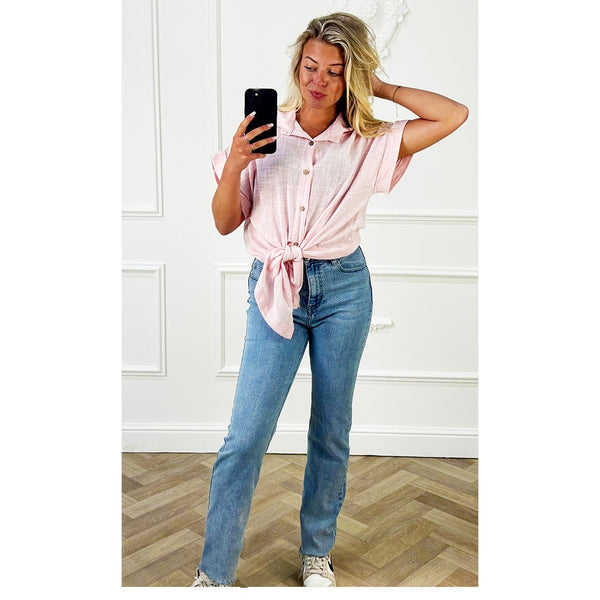 Blouse Liva Roze - BlushFashionstore