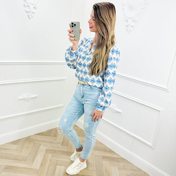 
                    
                      Blouse Maren Blauw - BlushFashionstore
                    
                  
