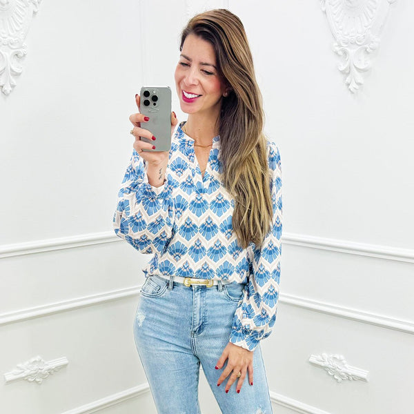 
                    
                      Blouse Maren Blauw - BlushFashionstore
                    
                  