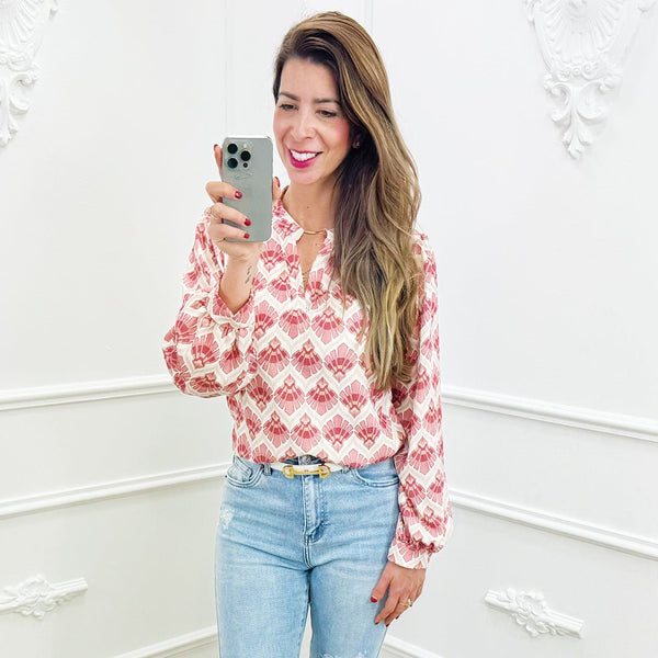 
                    
                      Blouse Maren Rood - BlushFashionstore
                    
                  