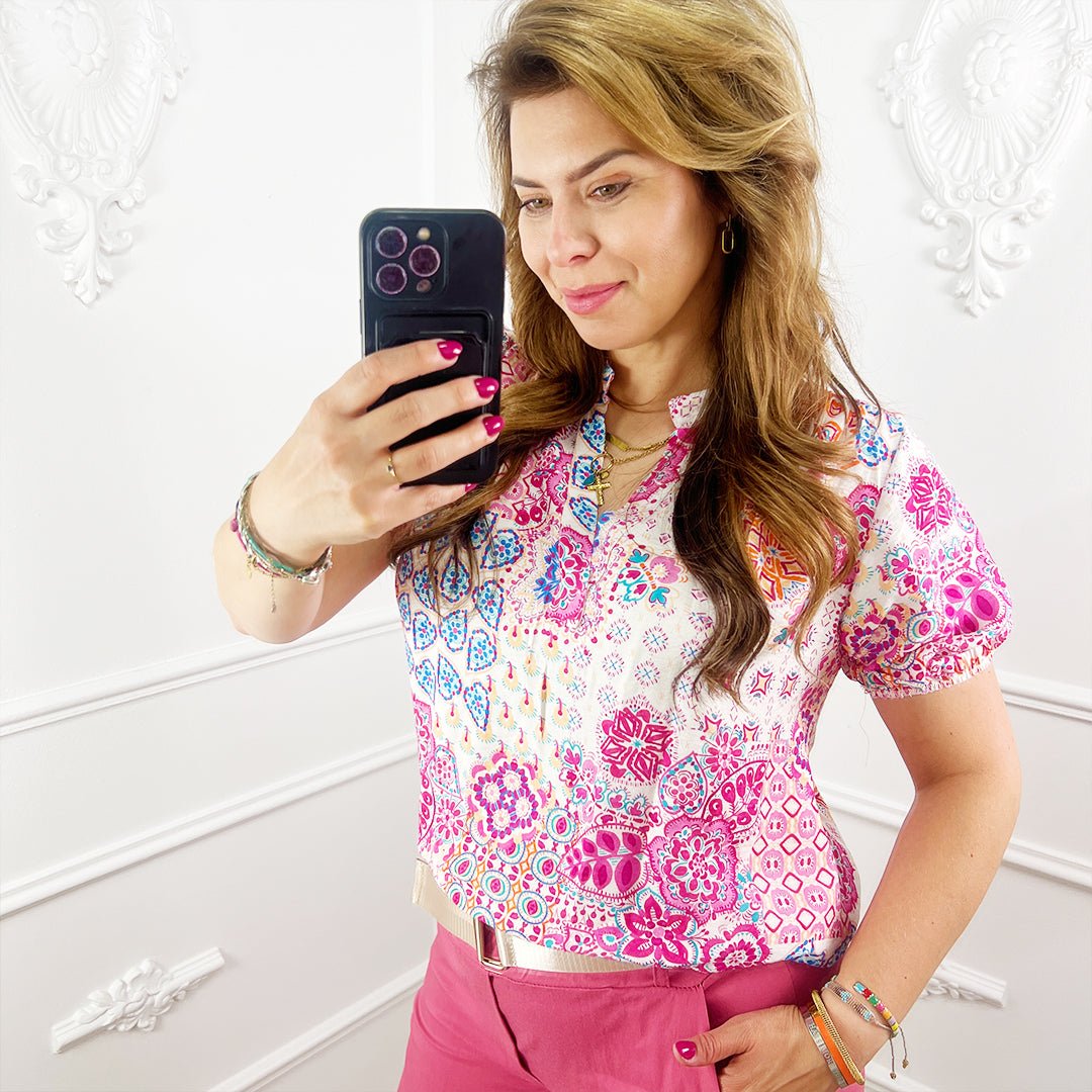 Boho Print Blouse - BlushFashionstore