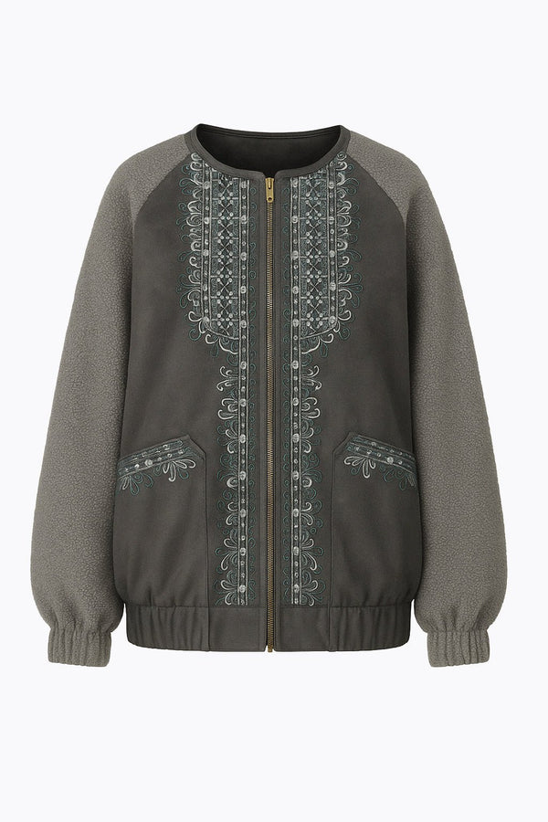 Bomber Lise Grijs - BlushFashionstore