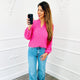 Broderie Top Fuchsia - BlushFashionstore
