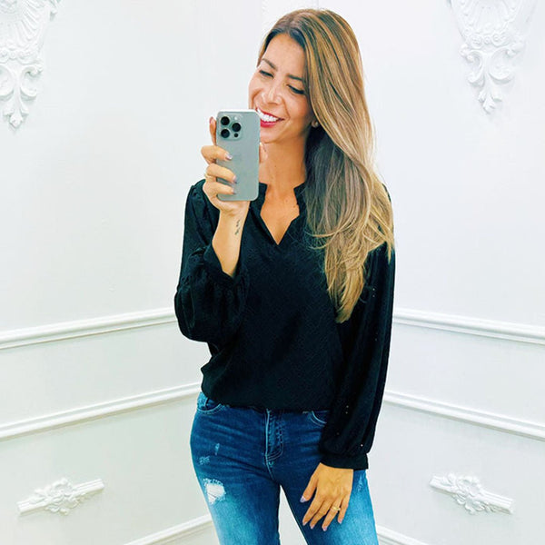 
                    
                      Broderie Top Zwart - BlushFashionstore
                    
                  