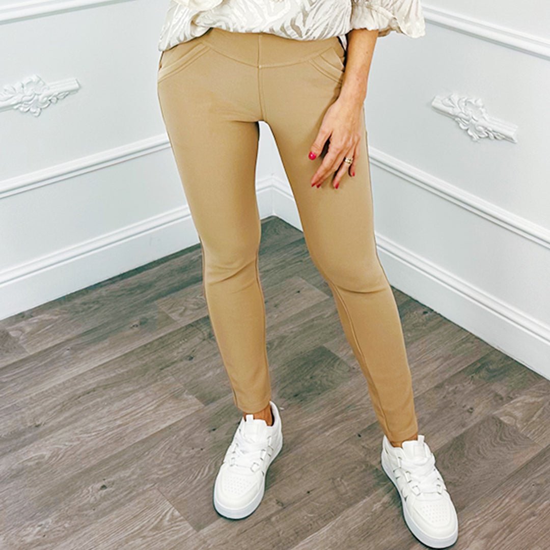 Broek Classy Beige Sale - BlushFashionstore