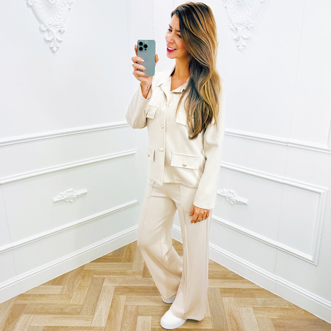 Broek Nova Beige - BlushFashionstore