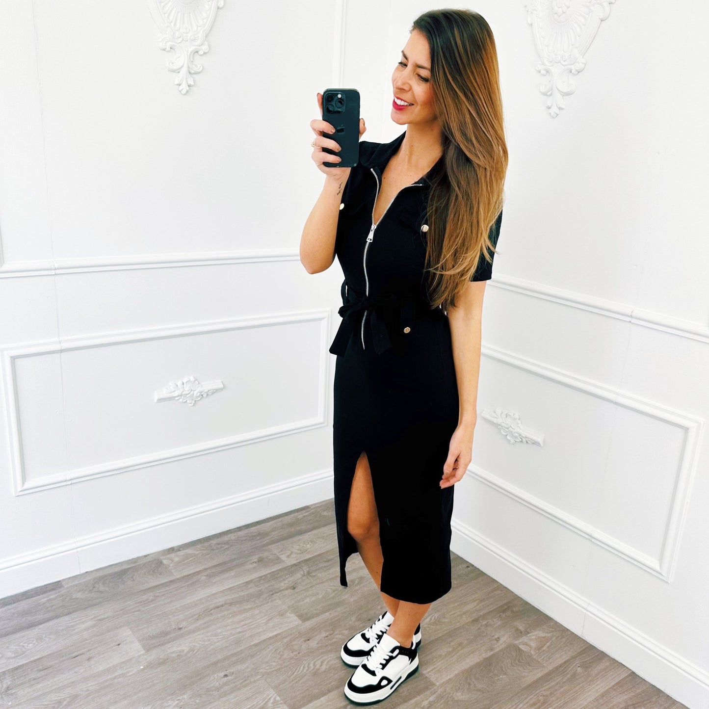 Cargo Jurk Zwart Sale - BlushFashionstore