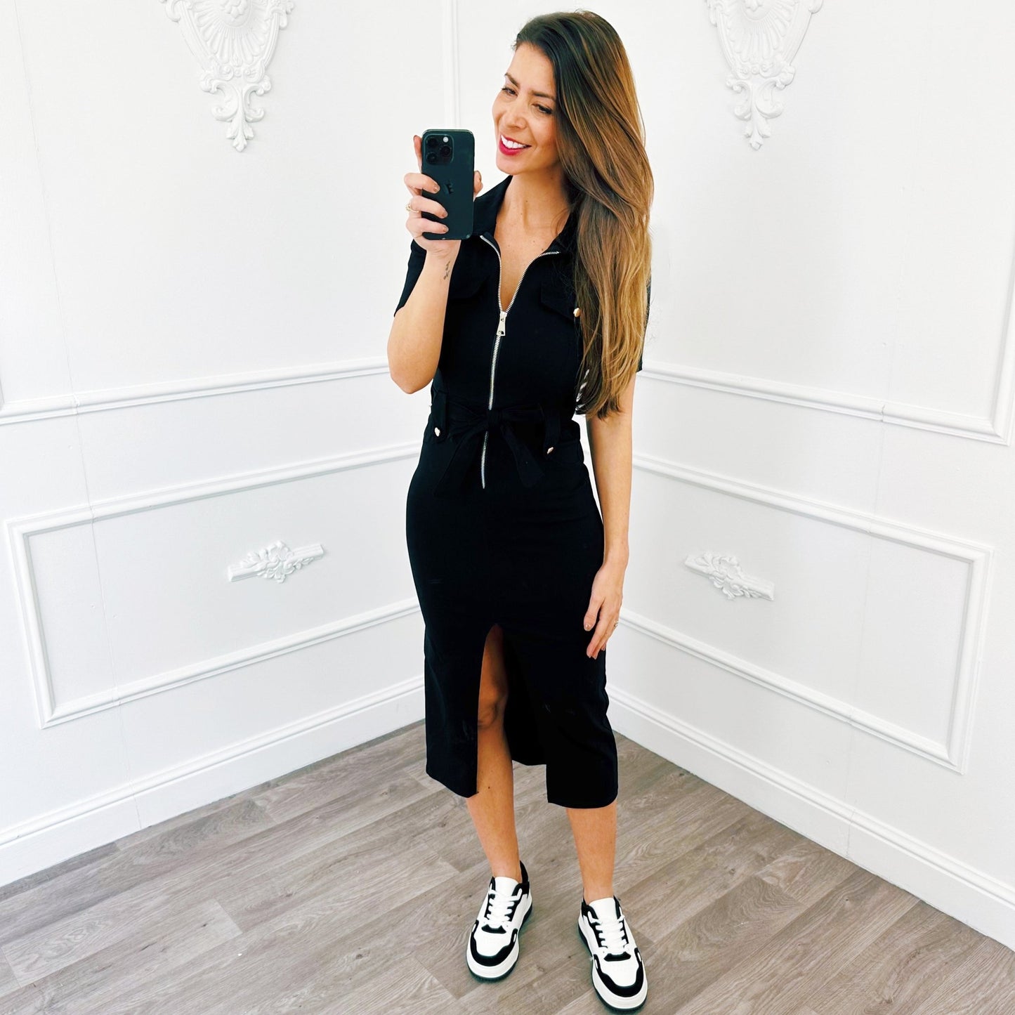 Cargo Jurk Zwart Sale - BlushFashionstore