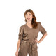 Chastar Wide Top Beige – Comfortabele Elegantie met Losse Pasvorm - BlushFashionstore